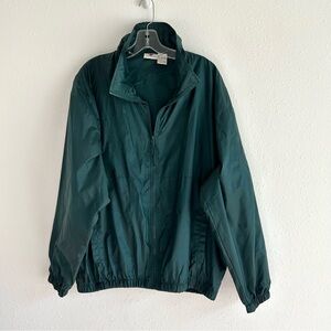 Men's Windbreaker Jacket Pro Spirit Size L Large Vintage Green Lightweight